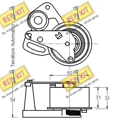 Tensioner Pulley, timing belt