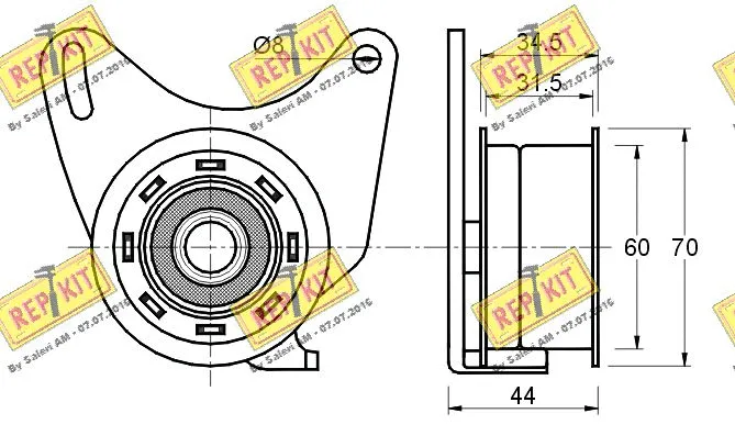 Tensioner Pulley, timing belt