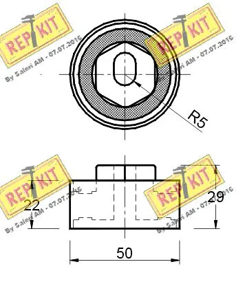 Tensioner Pulley, timing belt