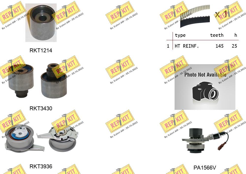 Water Pump & Timing Belt Kit (RKTK1290PA2)