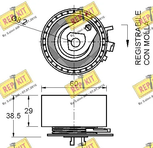 Tensioner Pulley, timing belt