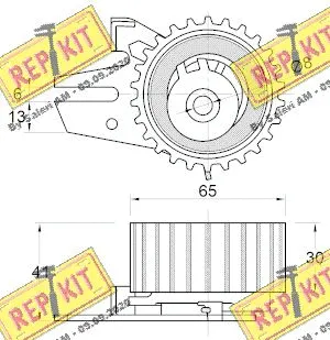 Tensioner Pulley, timing belt