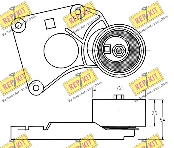 Tensioner Pulley, timing belt
