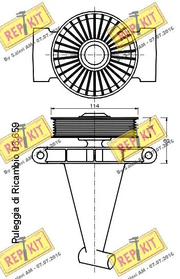 Belt Tensioner, V-ribbed belt