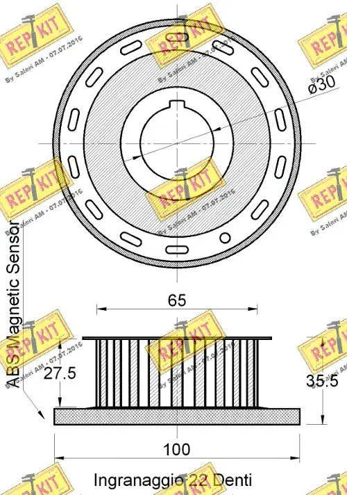 Deflection/Guide Pulley, timing belt