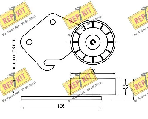 Belt Tensioner, V-ribbed belt