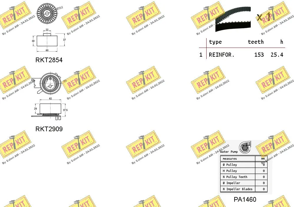 Water Pump & Timing Belt Kit