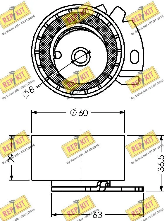 Tensioner Pulley, timing belt
