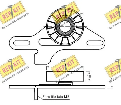 Belt Tensioner, V-ribbed belt