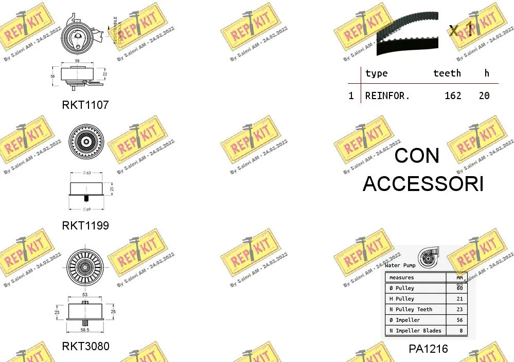 Water Pump & Timing Belt Kit