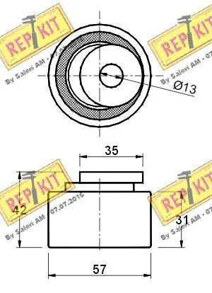 Tensioner Pulley, timing belt