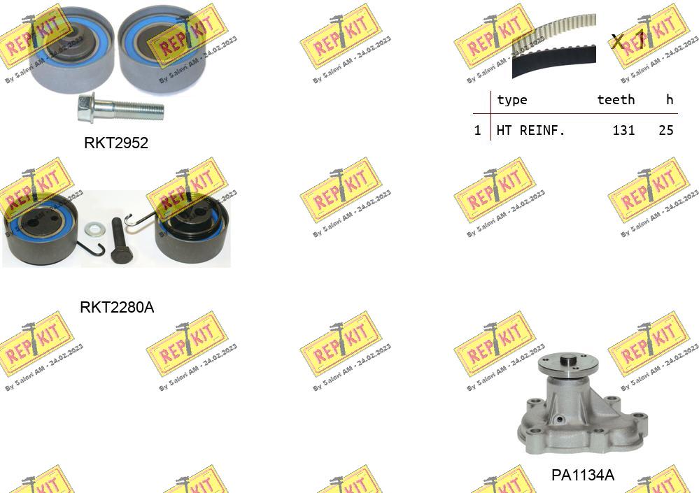 Water Pump & Timing Belt Kit (RKTK0868APA2)