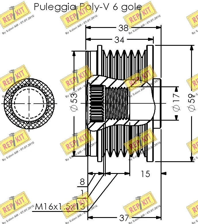 Alternator Freewheel Clutch