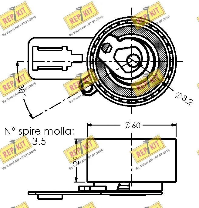Tensioner Pulley, timing belt