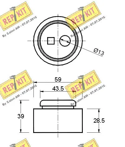 Tensioner Pulley, timing belt