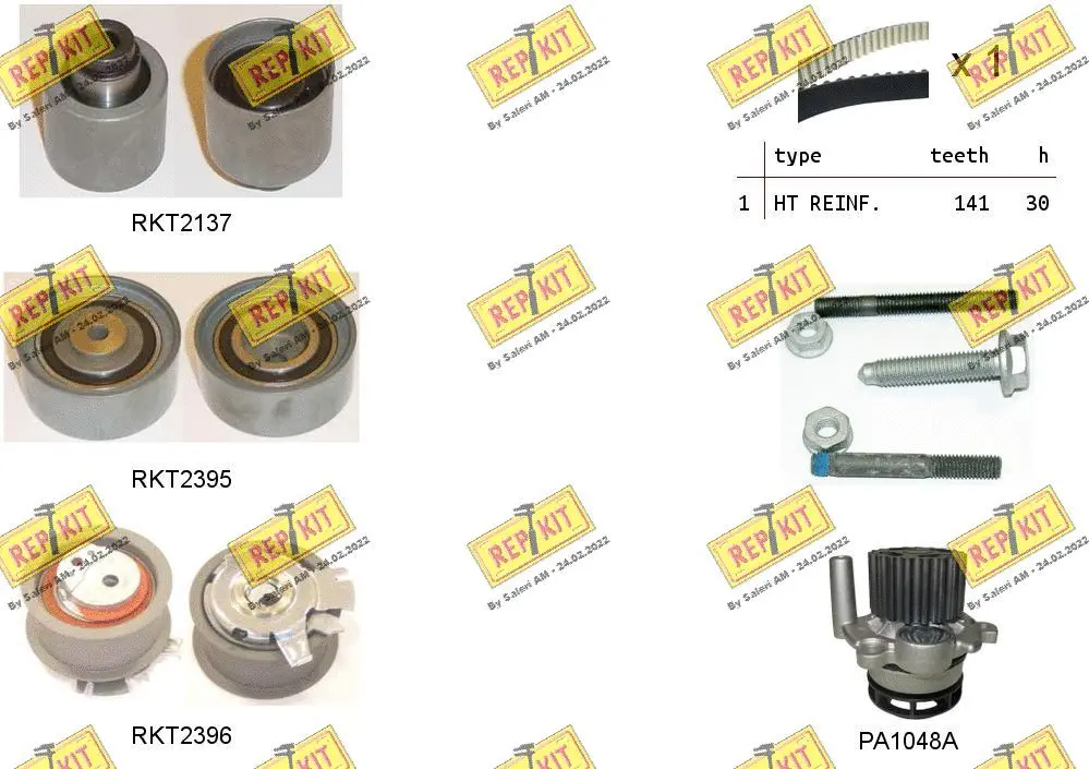 Water Pump & Timing Belt Kit (RKTK0929PA)