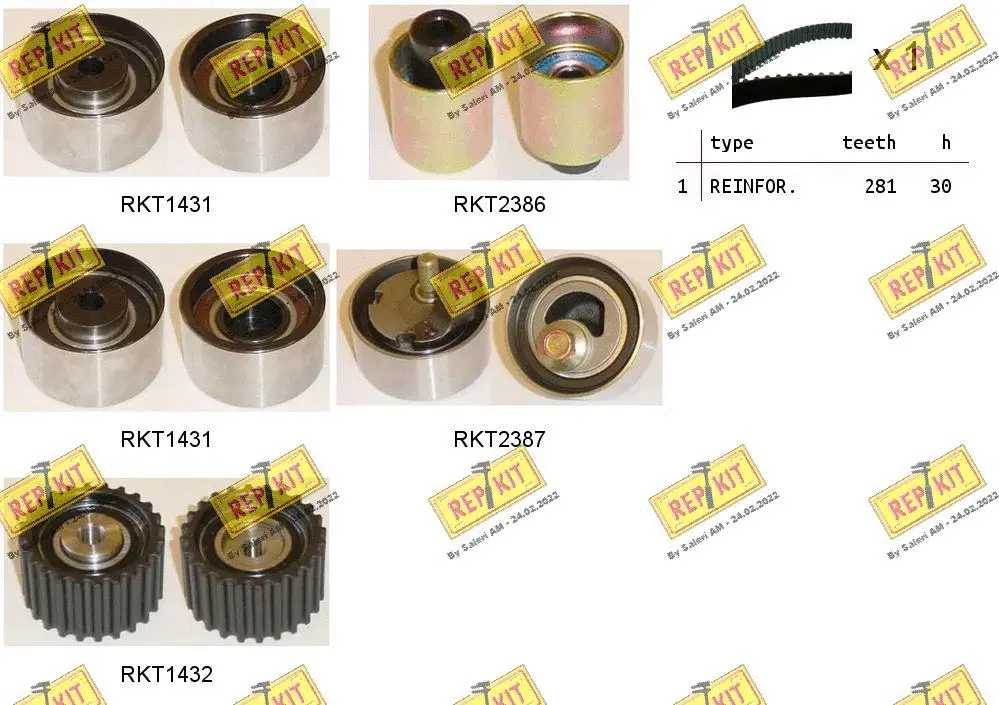 Timing Belt Kit (RKTK0996)