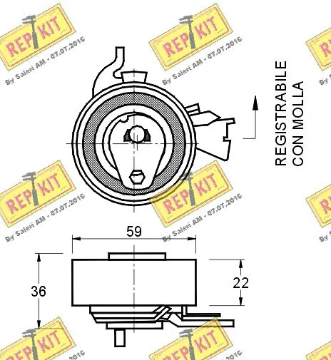 Tensioner Pulley, timing belt