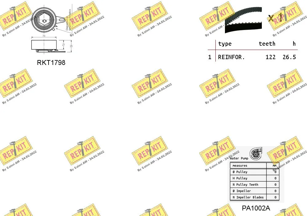 Water Pump & Timing Belt Kit