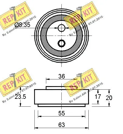 Belt Tensioner, V-ribbed belt