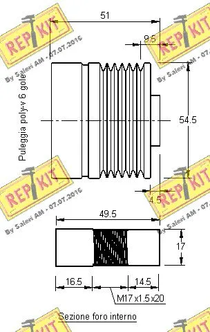 Alternator Freewheel Clutch