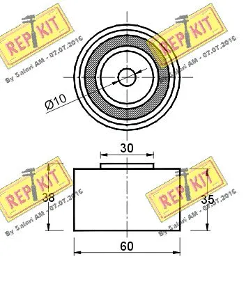 Tensioner Pulley, timing belt