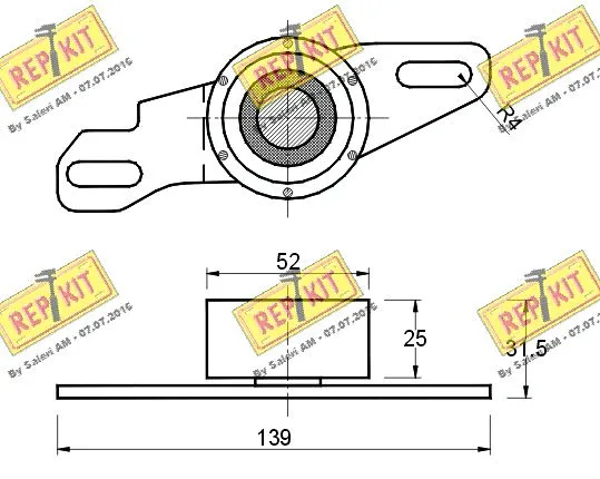 Tensioner Pulley, timing belt