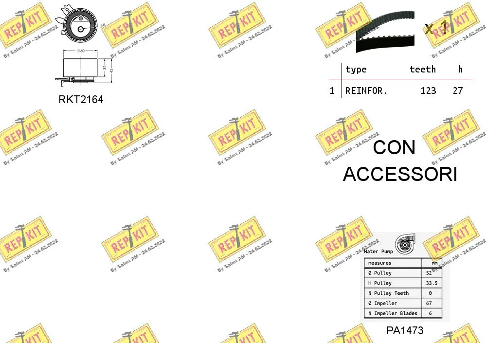 Water Pump & Timing Belt Kit