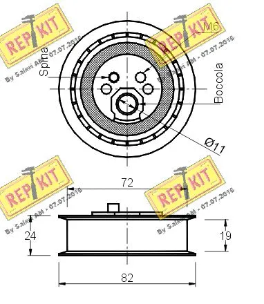 Tensioner Pulley, timing belt