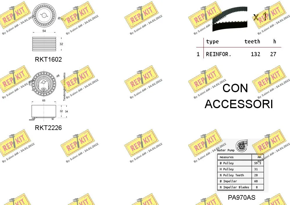 Water Pump & Timing Belt Kit