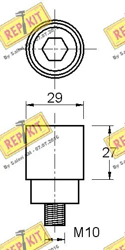 Deflection/Guide Pulley, timing belt