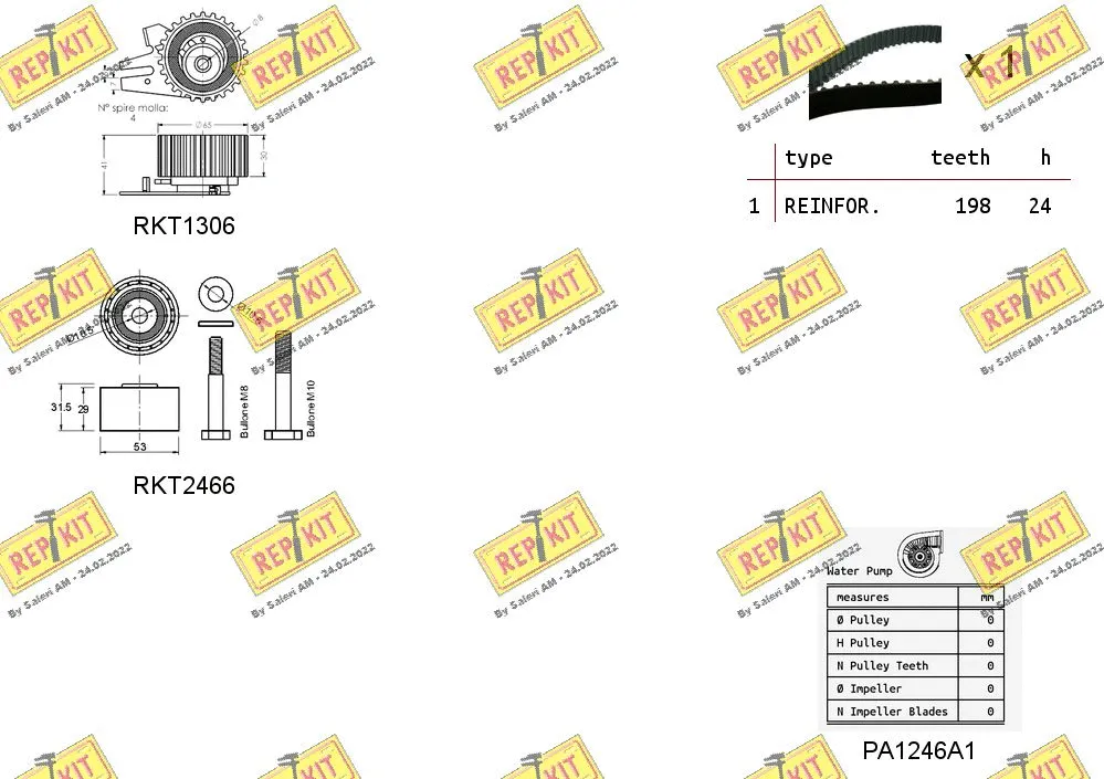 Water Pump & Timing Belt Kit