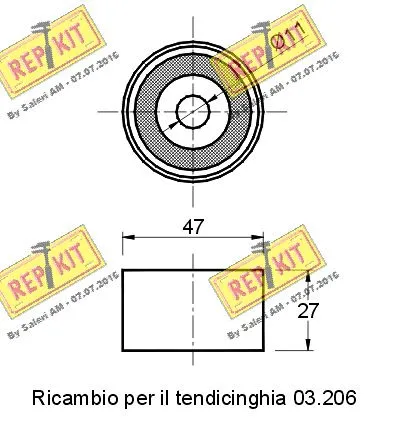Tensioner Pulley, timing belt