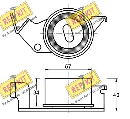 Tensioner Pulley, timing belt