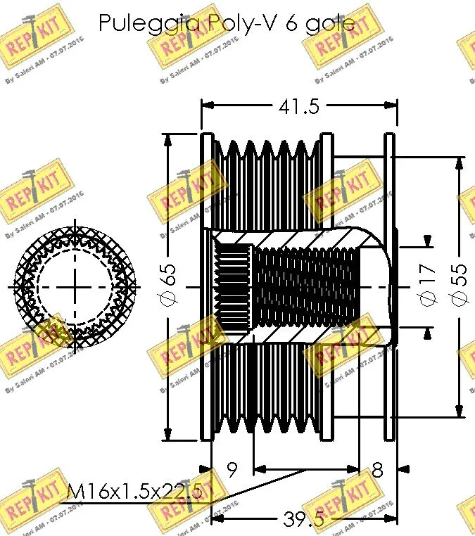 Alternator Freewheel Clutch