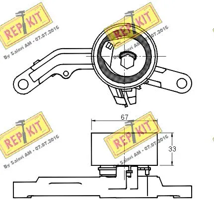 Tensioner Pulley, timing belt