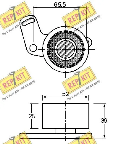 Tensioner Pulley, timing belt