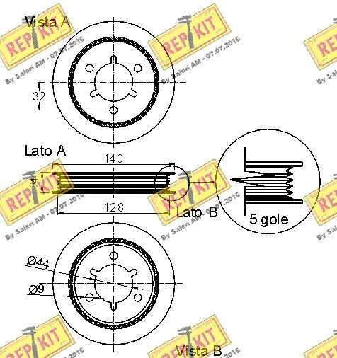 Belt Pulley, crankshaft