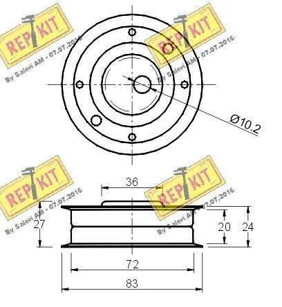 Tensioner Pulley, timing belt