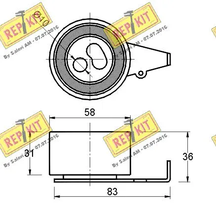 Tensioner Pulley, timing belt