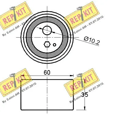 Tensioner Pulley, timing belt
