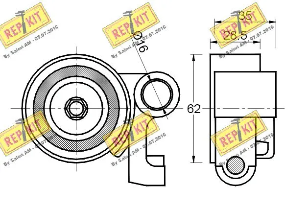 Tensioner Pulley, timing belt
