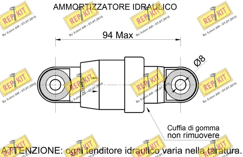Vibration Damper, V-ribbed belt