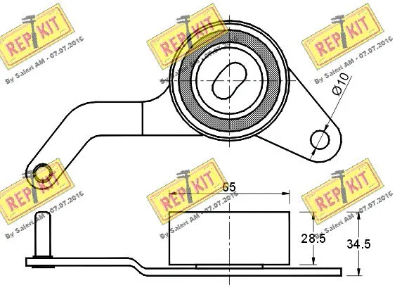 Tensioner Pulley, timing belt