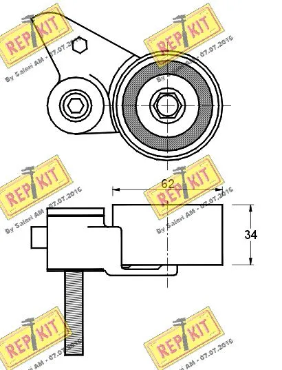 Tensioner Pulley, timing belt