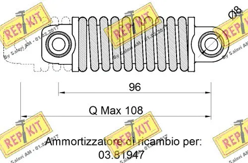 Belt Tensioner, V-ribbed belt