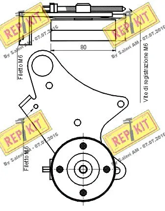 Belt Tensioner, V-ribbed belt
