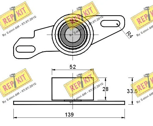 Tensioner Pulley, timing belt