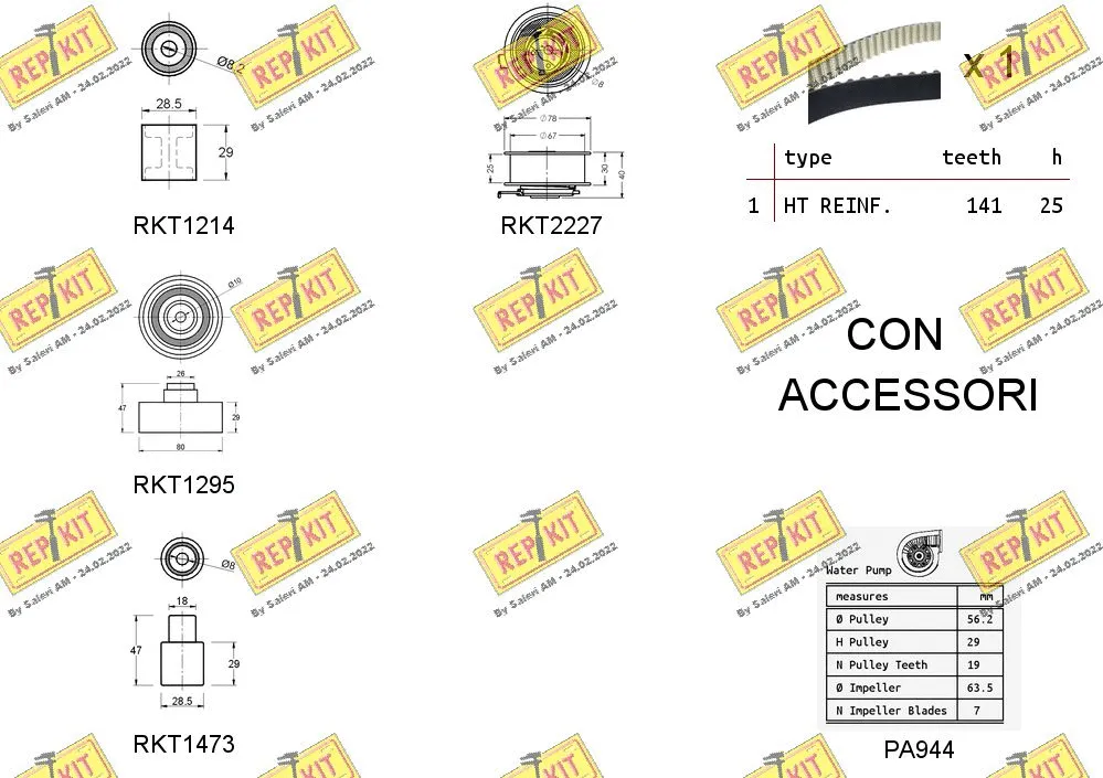 Water Pump & Timing Belt Kit