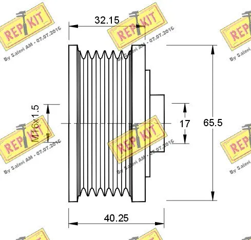 Alternator Freewheel Clutch
